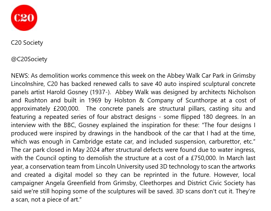 20th Cent abbey Walk text