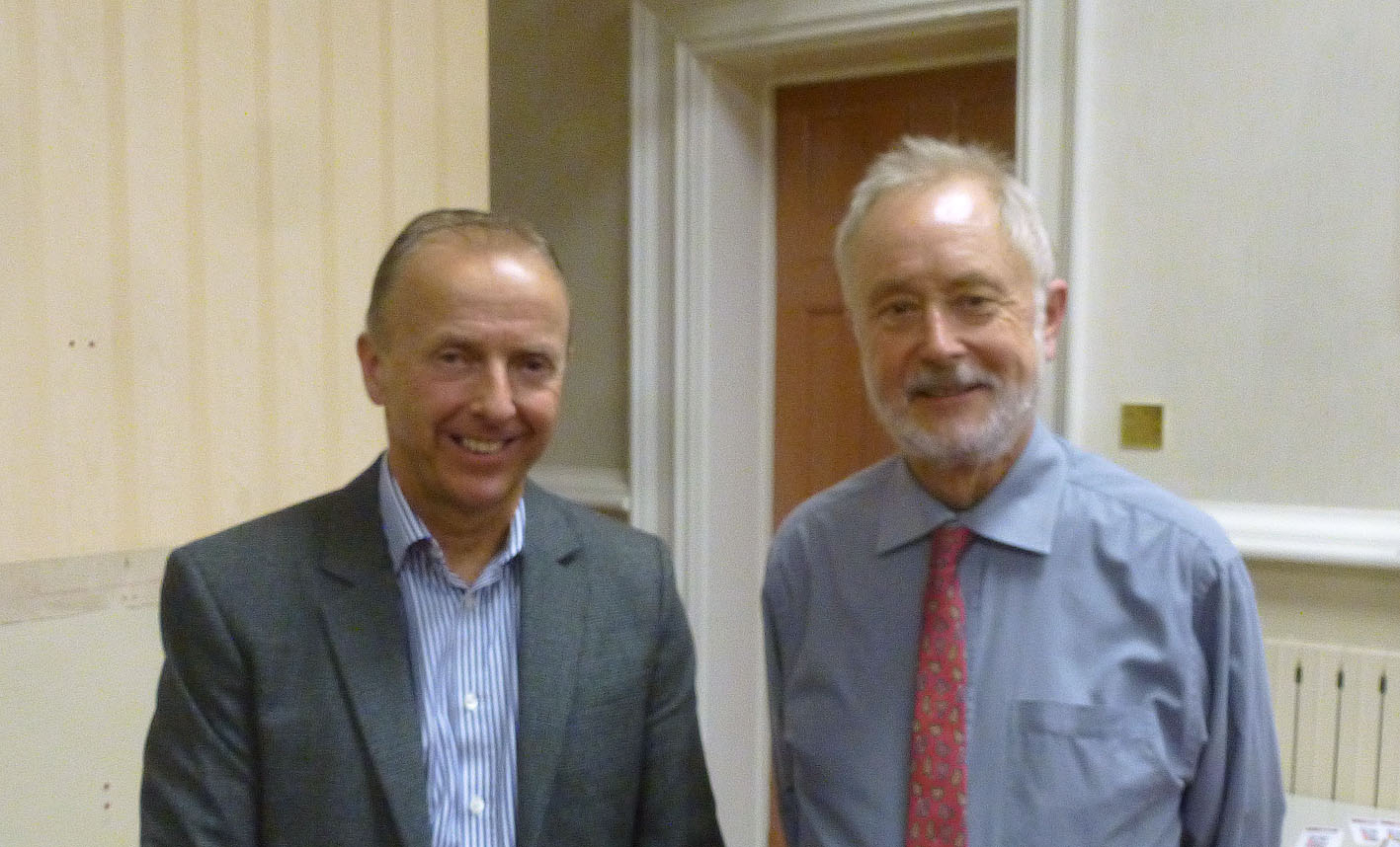 Martyn Boyers with Alan Nicholson, GCDCS Chairman